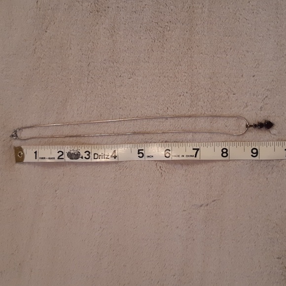 Red Envelope Triple Garnet Heart Necklace, NEW - Picture 4 of 5